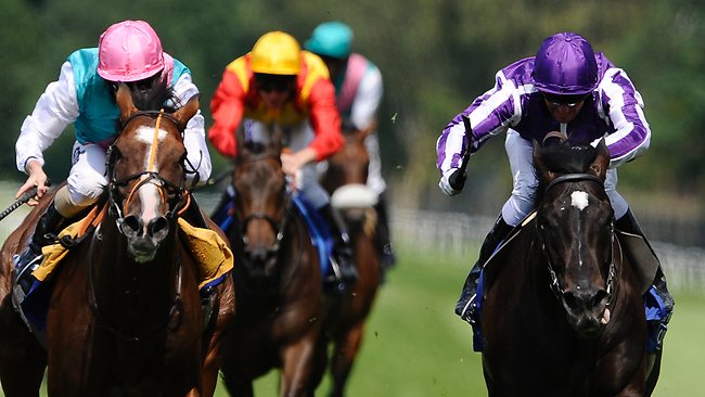 So You Think (right) overwhelms Workforce in the Eclipse Stakes at Sandown, England. Picture: Getty Images 