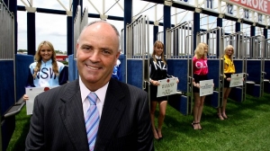 Kevin Dixon at the launch of the Winter Racing Carnival. 